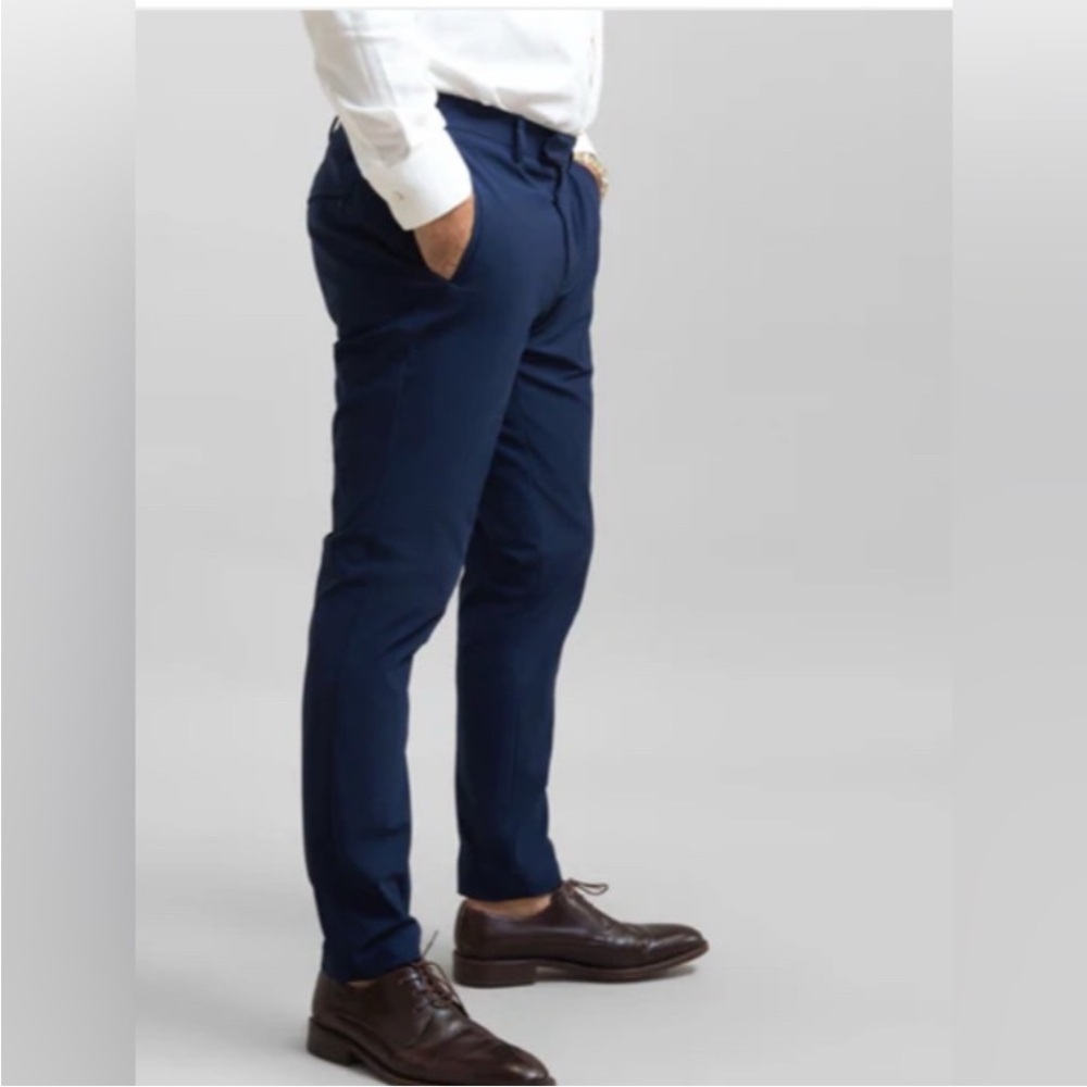 Sene Soho FlexTech Blue Tailored Pant - Picture 2 of 8